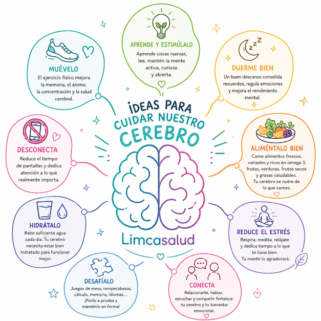 IDEAS PARA CUIDAR NUESTRO CEREBRO